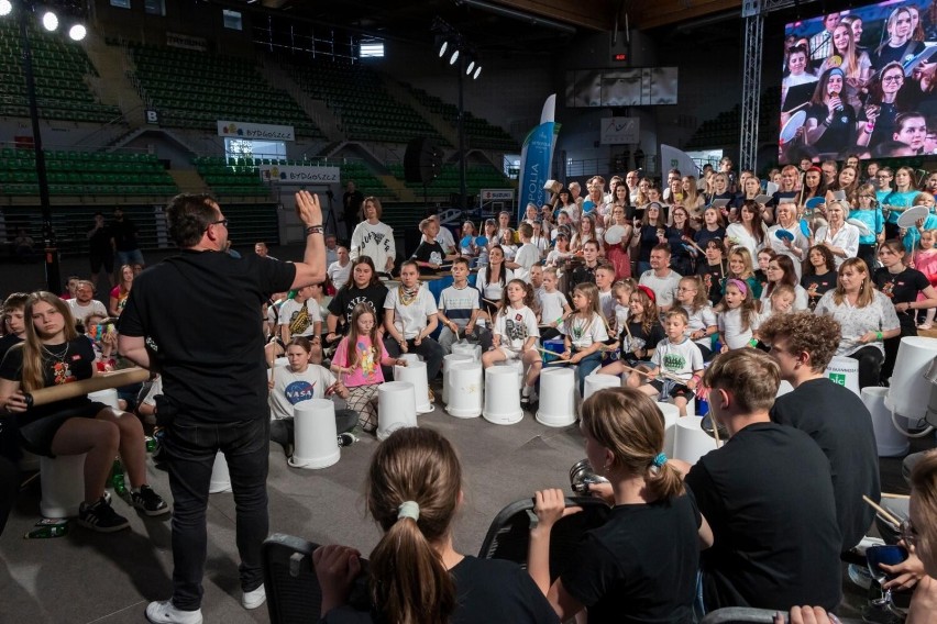Wielkie bębnienie na Drums Fusion. W Bydgoszczy podjęto próbę bicia rekordu Guinnessa - zobacz zdjęcia