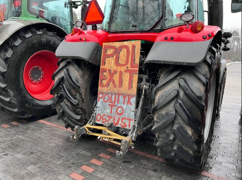 Zdjęcia z wcześniejszych protestów rolników w Lubuskiem