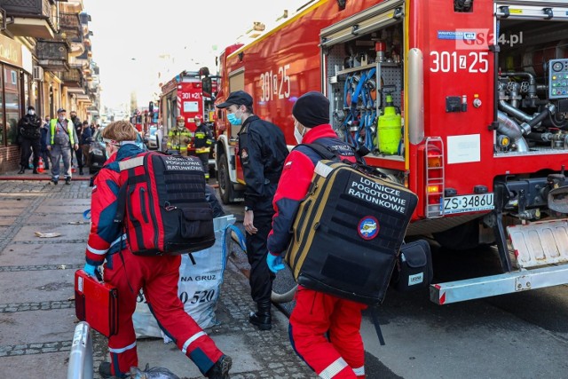 Tragiczny pożar przy ul. Jagiellońskiej w Szczecinie - 3.03.2021