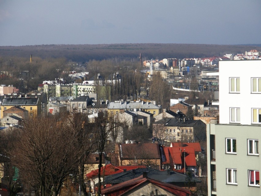 Lublin w dzień wietrzny, z dobrą widocznością i bez smogu