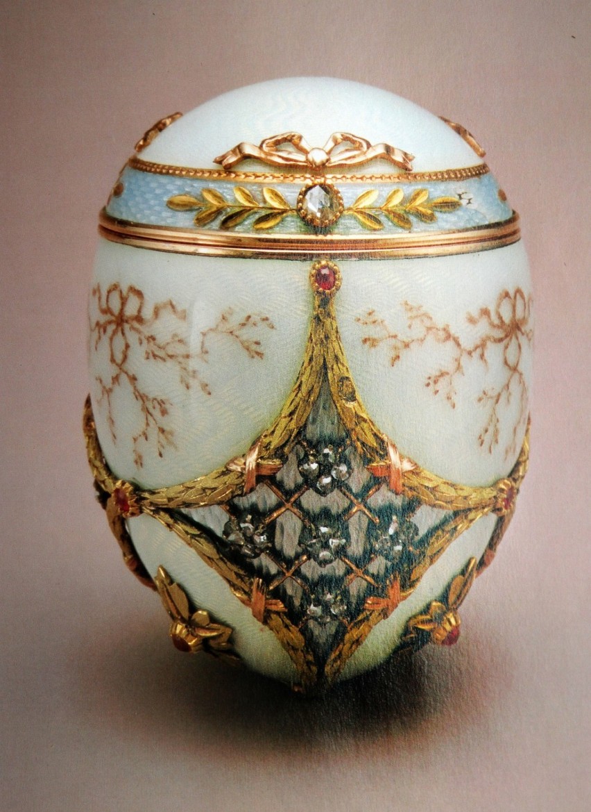 Reprodukcja jajka Faberge pokazana w Krakowie