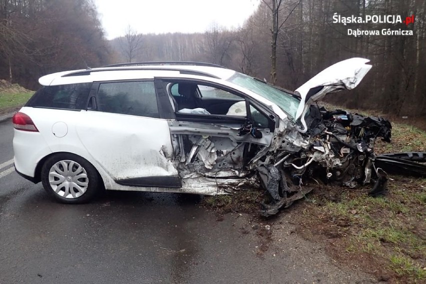 Śmiertelny wypadek w Dąbrowie Górniczej. Zginęła kobieta, sprawcą pijany 35-latek [ZDJĘCIA]