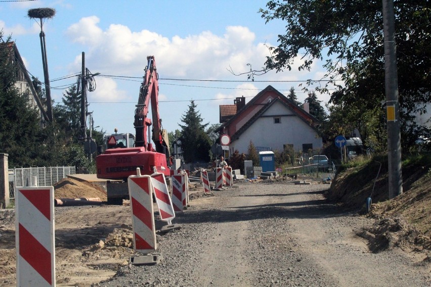Remont ulicy Szczytnickiej w Legnicy, drugi etap.