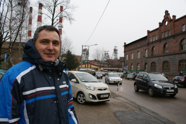 Waldemar Stelmach, szef Solidarności w KWK Chwałowice