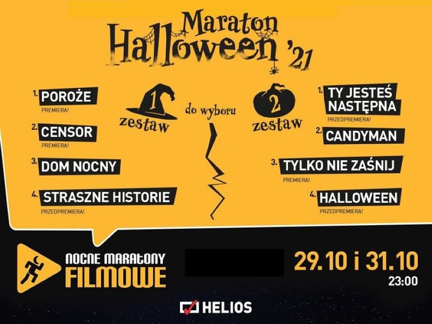 Dyniowe szaleństwo w Tomaszowie. Maraton Halloween, upiorna ślizgawka PRZEGLĄD IMPREZ