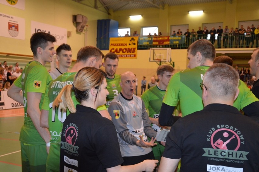 Siatkarze I-ligowej Lechii wygrali drugi mecz fazy play off