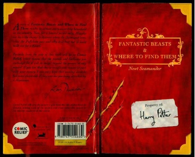 "Fantastic Beasts and Where to Find Them" ("Fantastyczne zwierzęta i jak je znaleźć").