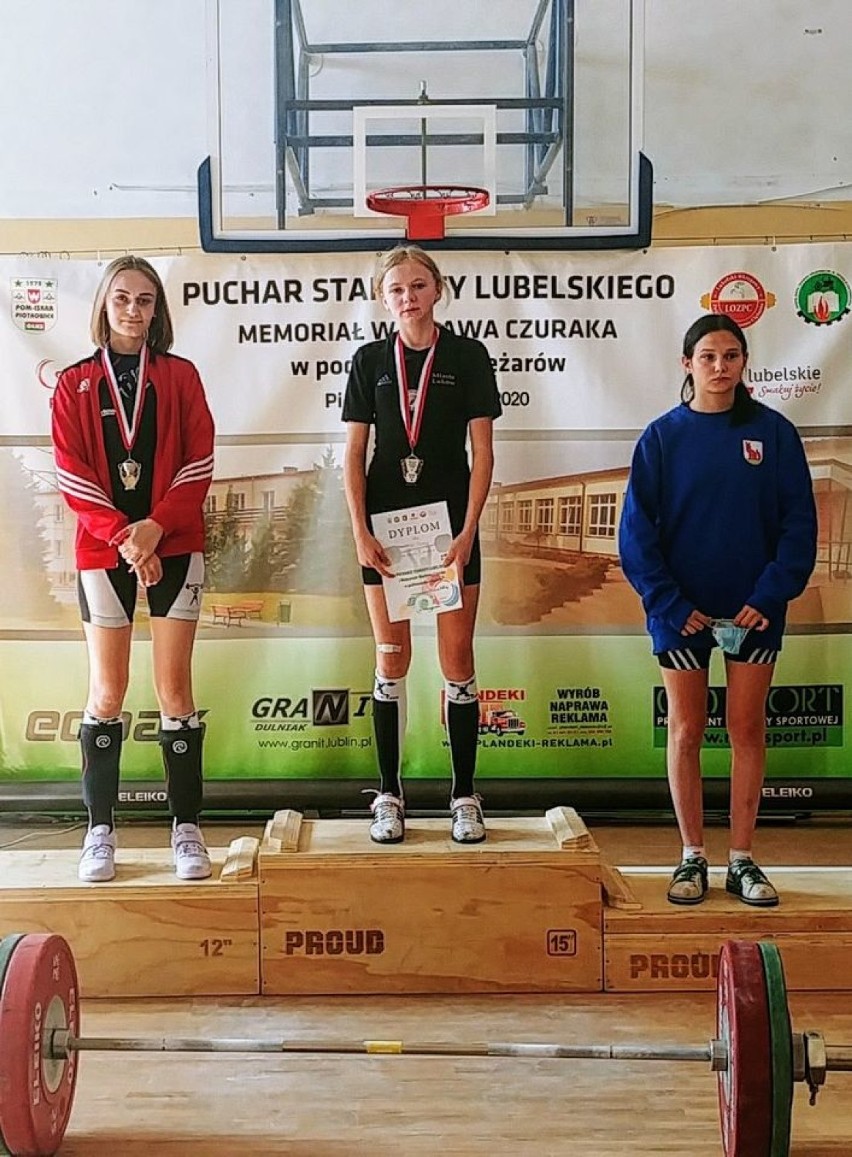 Łukowscy sztangiści zdobyli pięć medali na Mistrzostwach Województwa Lubelskiego