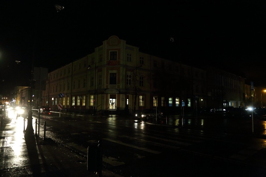 Awaria oświetlenia ulicznego w Piotrkowie