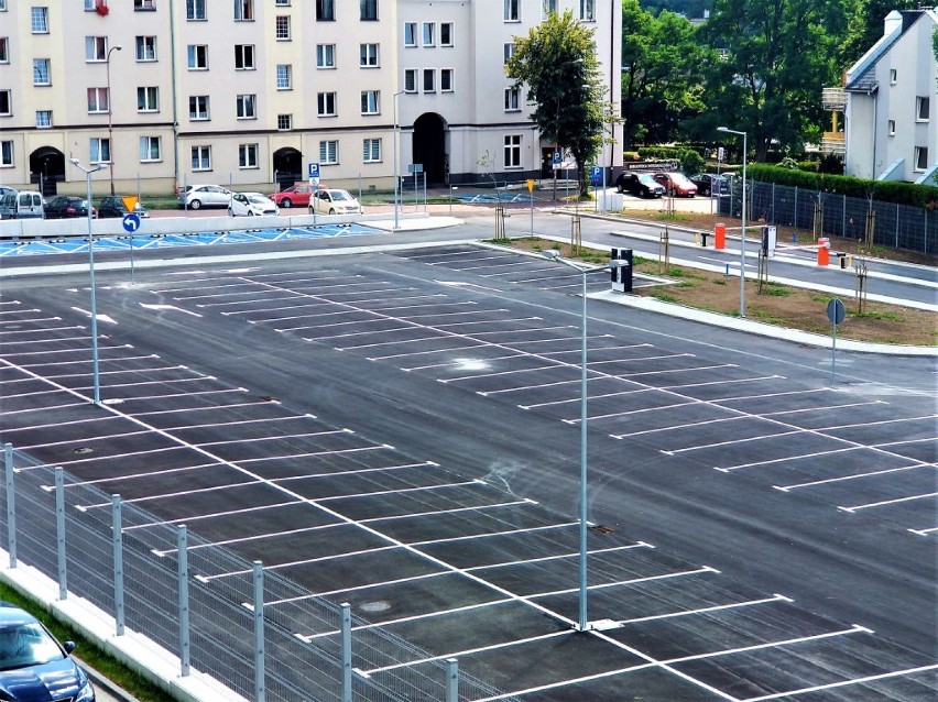 Parking obok Stadionu Miejskiego w Bielsku-Białej jest już gotowy [ZDJĘCIA]