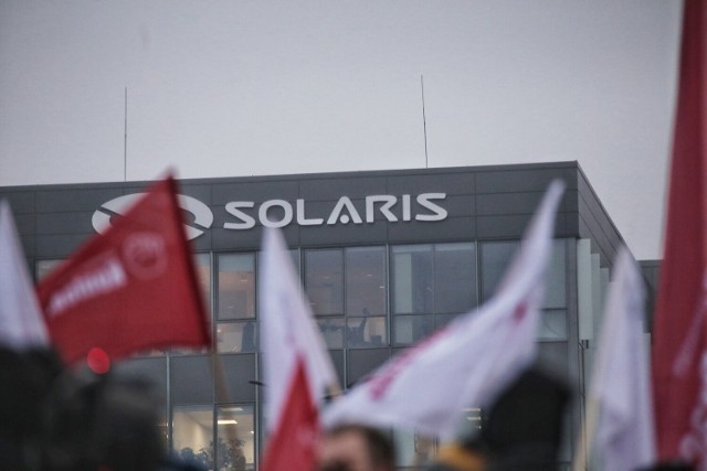 Pracownicy zakładu Solaris w Środzie Wielkopolskiej strajkują domagając się podwyżki wynagrodzeń