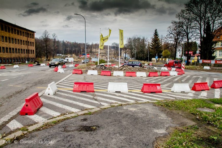 Obwodnica Wałbrzycha. Zobacz co nowego na placu budowy w rejonie ulic Reja - Kolejowa [ZDJĘCIA]