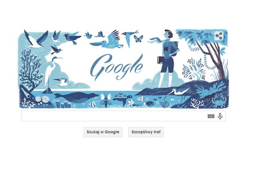 Google Doodle upamiętnia dziś Rachel Louise Carson