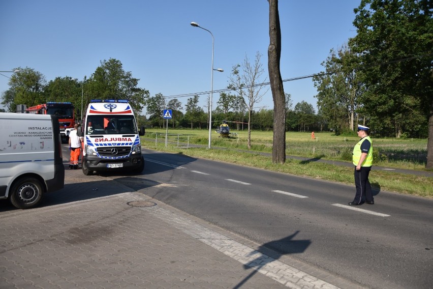 Fatalny wypadek motocyklisty pod Nowym Tomyślem