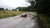 Wrześniowe deszcze w powiecie puckim 2017. OSP Mrzezino znów ratowała Mosty | ZDJĘCIA, WIDEO