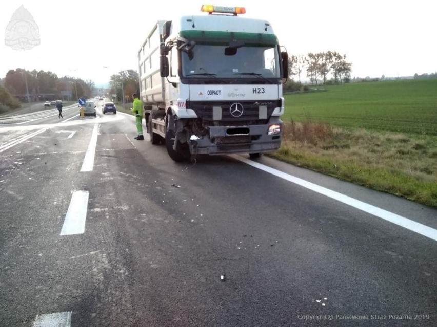 Powiat tczewski. Wypadki w Stanisławiu na DW 224 oraz wTczewie na skrzyżowaniu ul. Żwirki z Al. Kociewską [ZDJĘCIA]