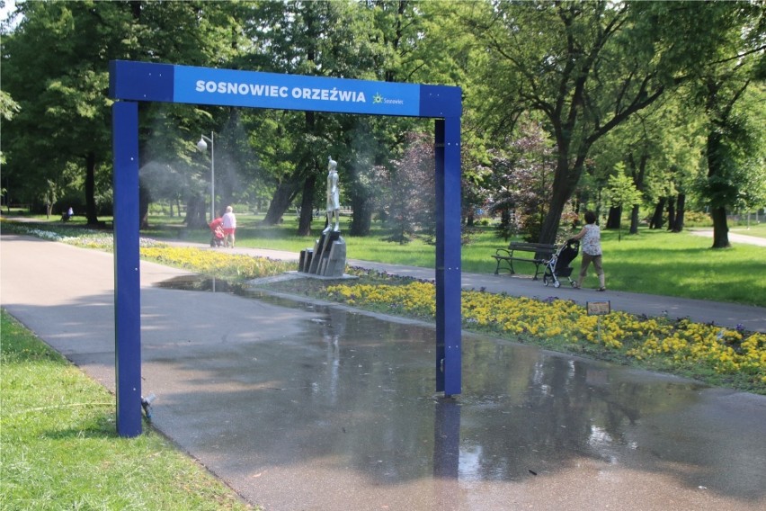 Kurtyny wodne w Sosnowcu