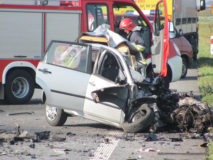 Śmiertelny wypadek na obwodnicy Nowych Skalmierzyc. Nie żyje...