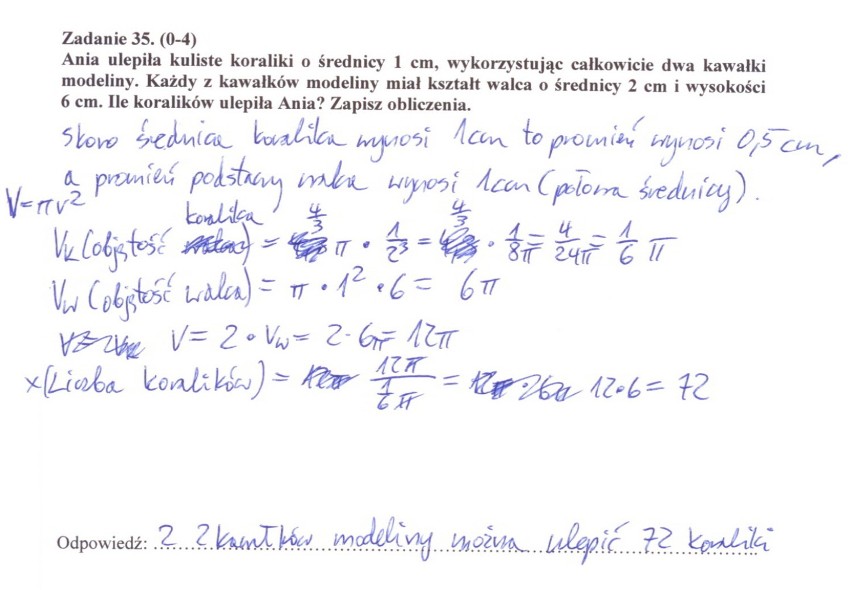 Sprawdź sugerowane prawidłowe odpowiedzi ...