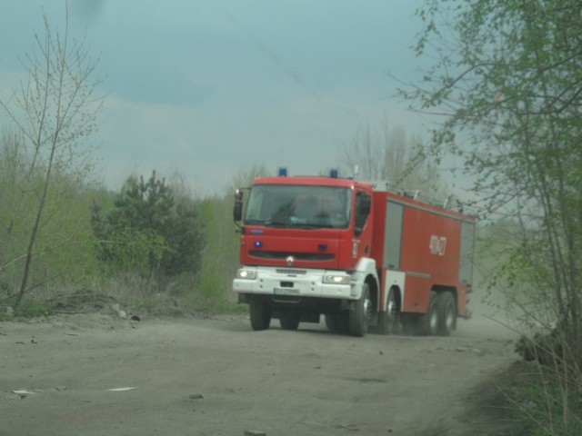 Pożar wysypiska w Świętochłowicach