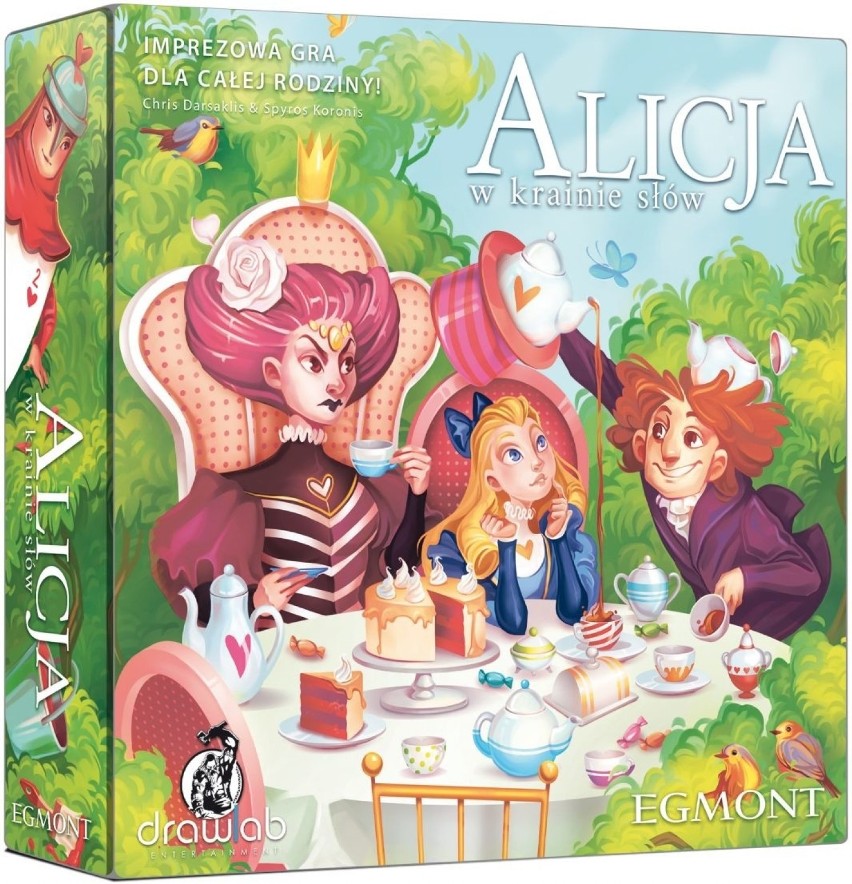 Gra „Alicja w Krainie Słów”, 10+
Ta imprezowo-rodzinna gra...