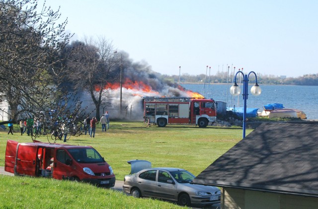 Pożar w HOM-ie w Pucku