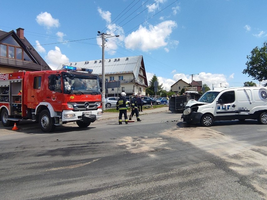 Wypadek w Piekielniku. Zdjęcia dzięki uprzejmości portalu...