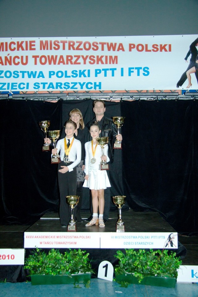 Oliwia i Patryk dwukrotnie stanęli w Kaliszu na podium