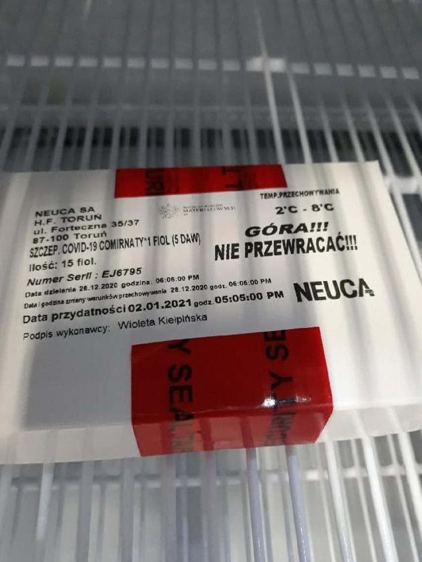 Kardiolog Roman Ronkowski, to pierwszy zaszczepiony medyk z Kołobrzegu