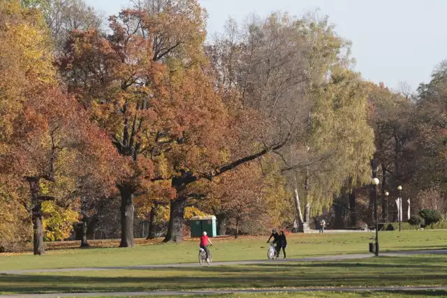 Park wokół pałacu w Świerklańcu jest jednym z ulubionych miejsc spacerowych na Śląsku.
