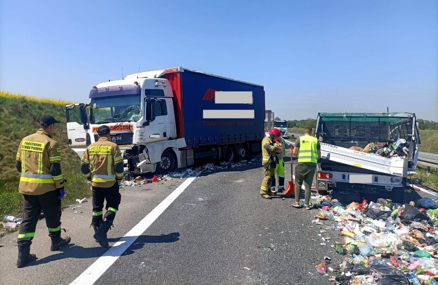 Wypadek na Łączniku Długołęka 10.05.2022