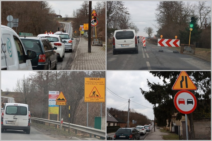 Tak przebiega remont drogi wojewódzkiej 270 Brześć Kujawski...