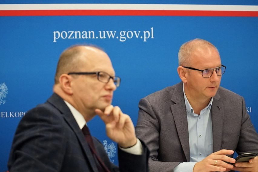 Wideokonferencja wojewody ze starostwami powiatowymi Wielkopolski