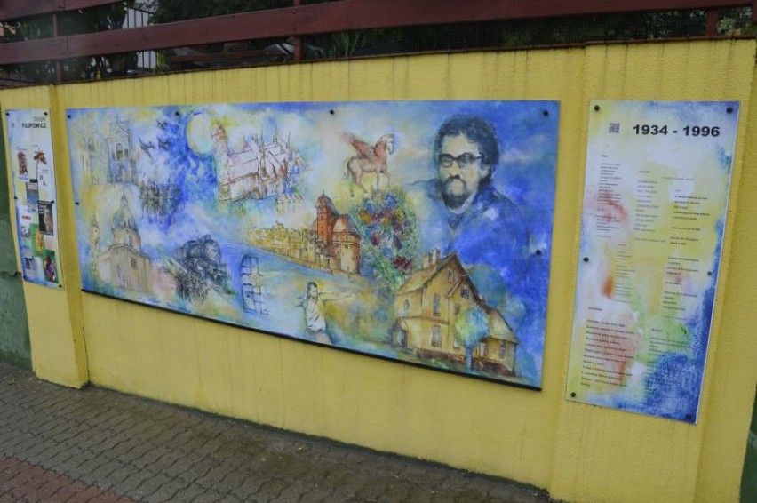 Mural pamięci Stanisława Filipowicza w Dzierzgoniu