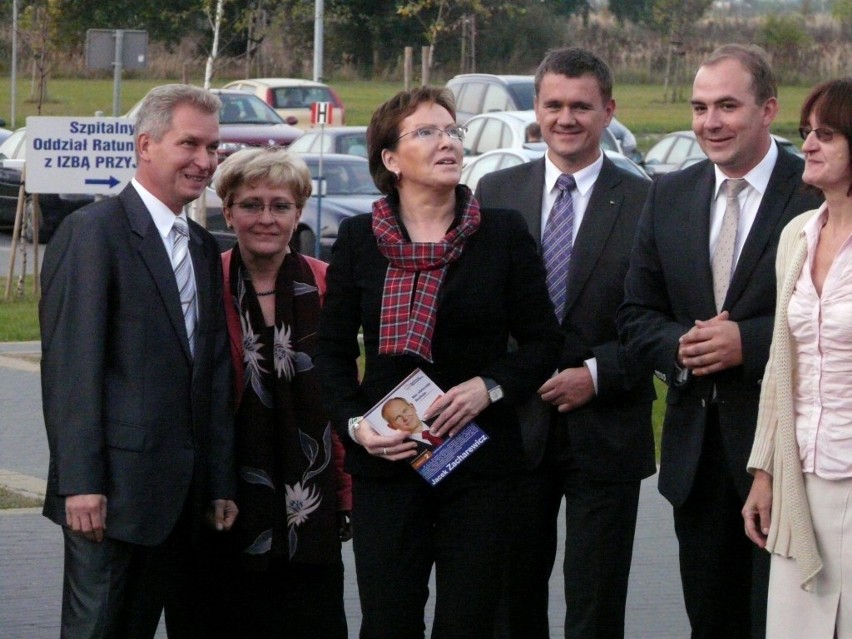 Minister zdrowia Ewa Kopacz odwiedziła szpital w Radomsku [ZDJĘCIA+FILM]