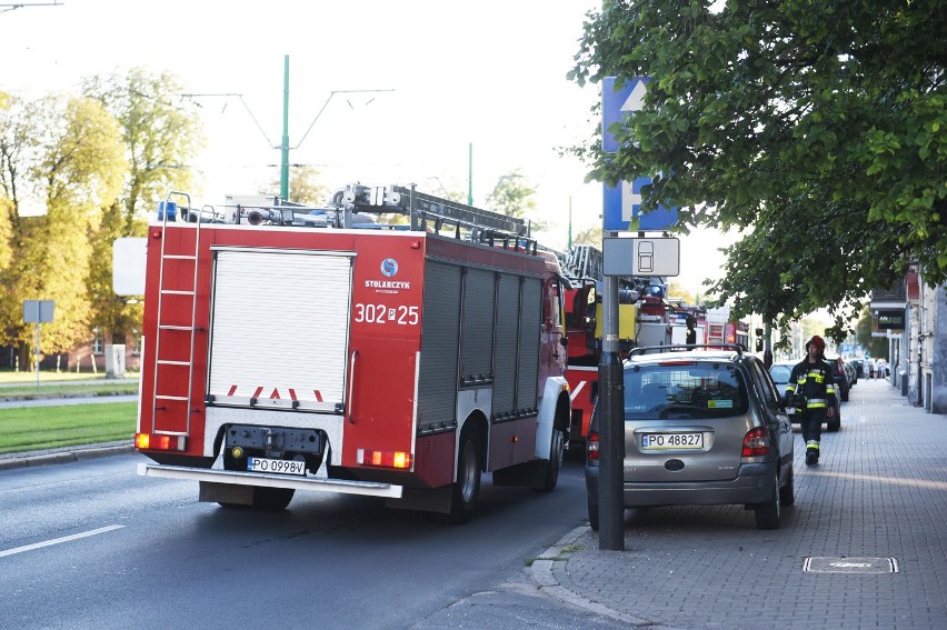 Poznań: Akcja straży pożarnej przy ul. Grunwaldzkiej. Co się...