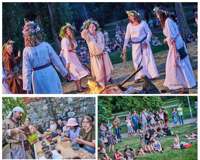 W sobotę 19 czerwca na zamku w Brodnicy zorganizowano inscenizację Nocy Kupały