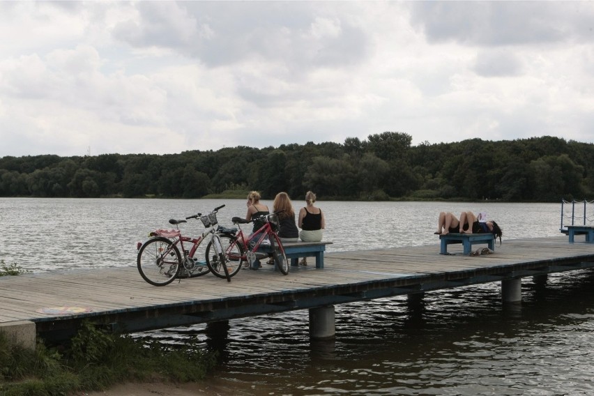 Okolice jeziora Rusałka to idealne miejsce na rowerową...