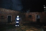 Spłonął dach chlewni w Budzyniu