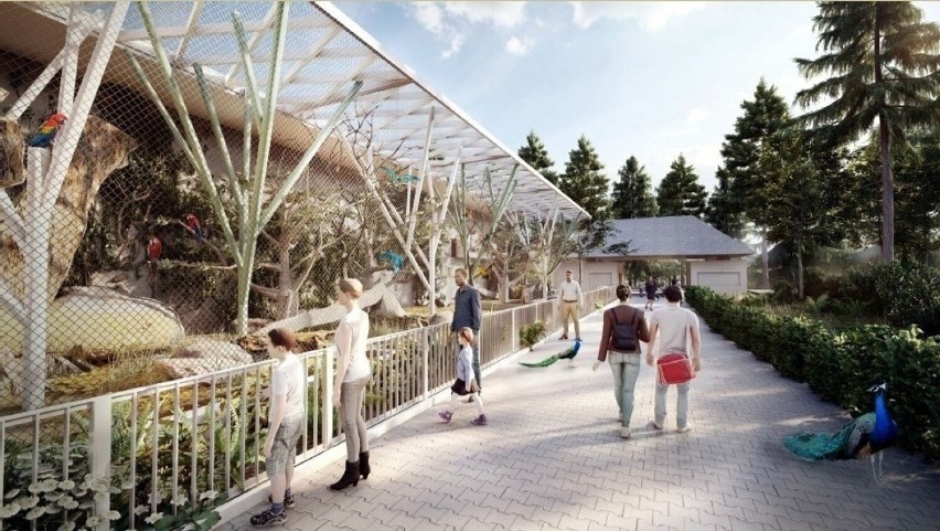Nowe inwestycje w krakowskim zoo. Postępuje budowa nowej ptaszarni