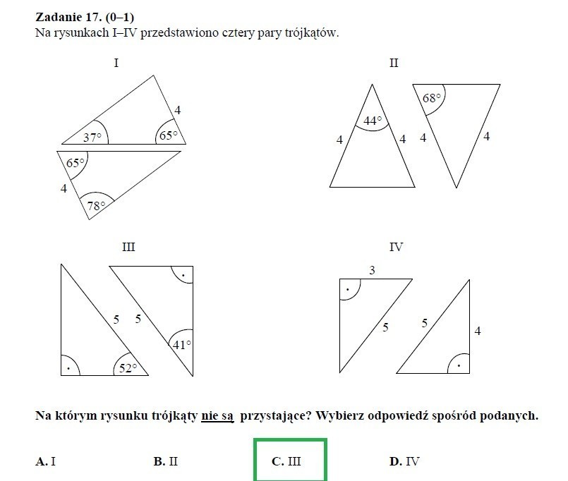 Egzamin gimnazjalny 2013 z matematyki. Test z CKE [ARKUSZE, ZADANIA, ODPOWIEDZI]