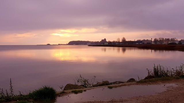 Foto powiat pucki (jesień 2017): Władysławowo, Puck i Swarzewo o poranku