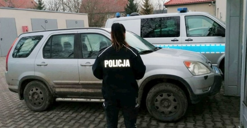 Policjanci z Lubska odzyskali kradziony samochód marki Honda...