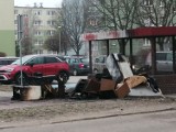 Osiedle Zamość Piła: Spłonęły śmieci gromadzone przez wiele tygodni
