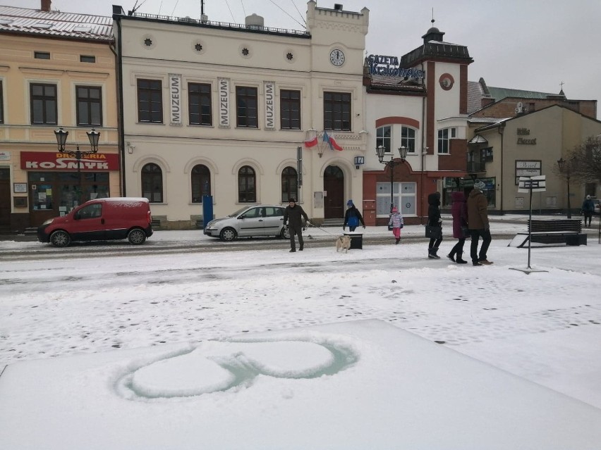 Mroźna niedziela w Oświęcimiu. Jest pięknie.