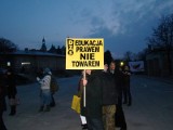 Protest studencki w Kielcach (foto)