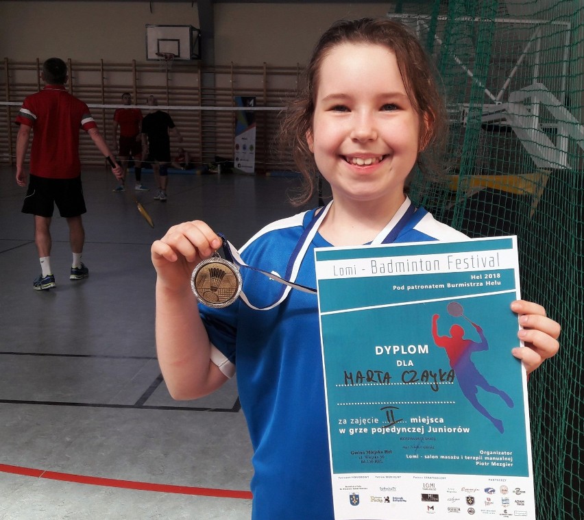 UKS Bliza Władysławowo na LOMI Badminton Festival w Helu