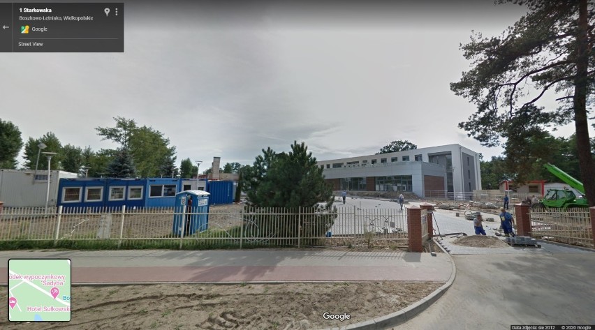 Boszkowskie letnisko "okiem" Google Street View