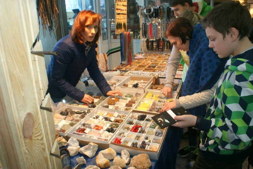 Giełda minerałów i skamieniałości w Sosnowcu