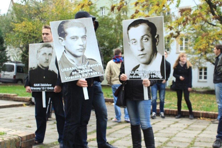 Spotkanie z prof. Baumanem we Wrocławiu i protest